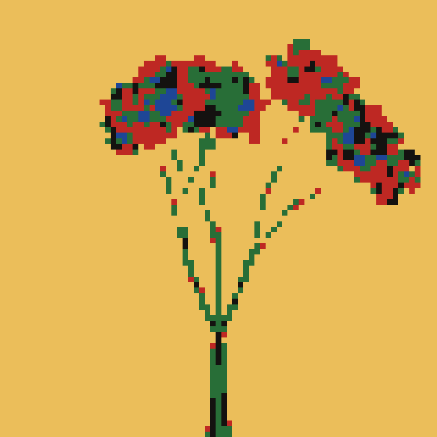 Separated into five colours