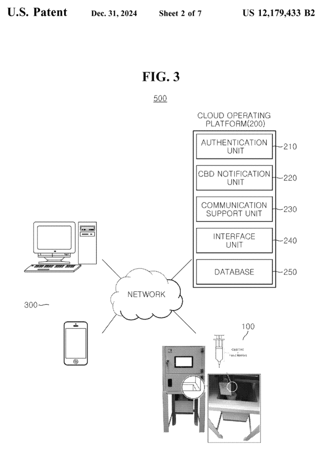 US 12,179,433 system drawing