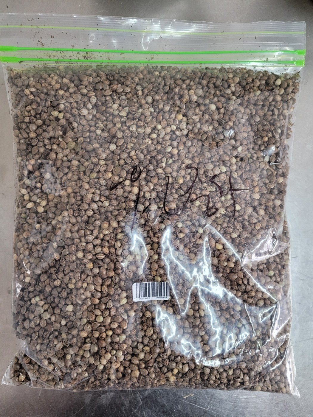 Hemp seed with hull